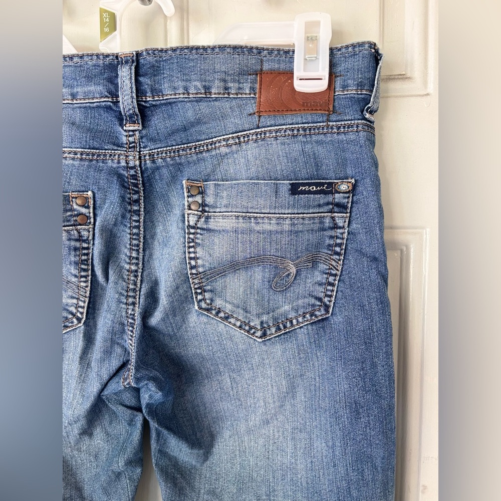 Mavi Zoe women’s Bootcut Jeans Medium Blue Denim Low Rise Size 27 - Picture 4 of 12